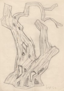 MUO-056358: Stilizirano stablo: crtež