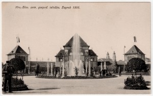 MUO-044705: Hrv. - Slav. zem. gospod. izložba u Zagrebu iz 1906.;Cro. - Slav. terr. economic exhibition in Zagreb from 1906: razglednica