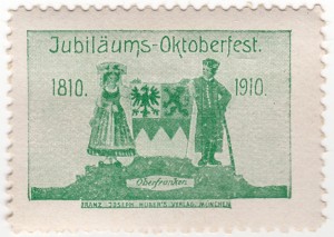 MUO-026083/07: Jubiläums - Oktoberfest 1810 - 1910 Oberfranken: poštanska marka