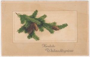 MUO-008745/1097: Herzliche Weihnachtsgrüsse: čestitka