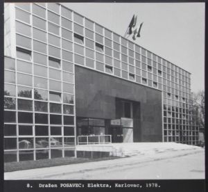MUO-023897: Poslovna zgrada ''Elektra'' Karlovac, 1978;Commercial building 
