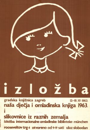 MUO-015311: naša dječja i omladinska knjiga 1963. i slikovnice iz raznih zemalja: plakat