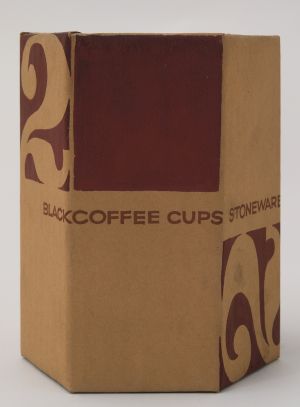 MUO-014714: Black Coffee Cups Stoneware: kutija