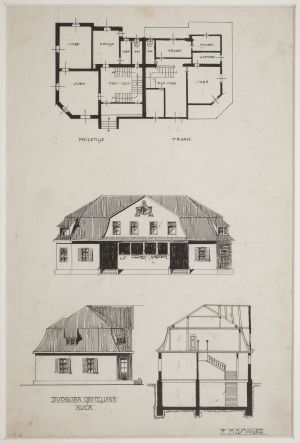 MUO-018488/03: Arhitektonski crtež : Architectural drawing: arhitektonski crtež