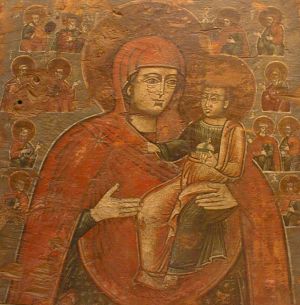 MUO-007034: Bogorodica s djetetom i dvanaest proroka: ikona