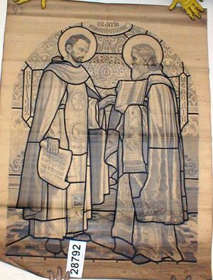 MUO-028792: sv. Ćiril i Metod: nacrt za vitraj