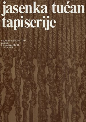 MUO-022490: jasenka tućan tapiserije: plakat