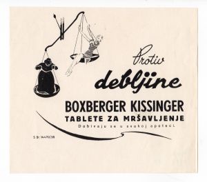 MUO-008302/10: Boxberger kissinger tablete za mršavljenje: oglas