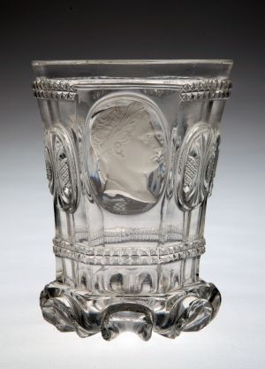 MUO-013445: Čaša s portretom Napoleona: čaša