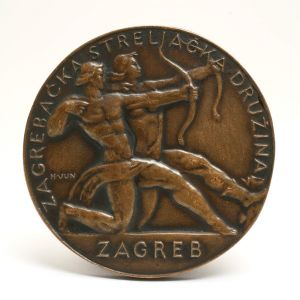 MUO-045389: ZAGREBAČKA STRELJAČKA DRUŽINA: medalja