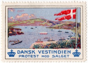 MUO-026111: Dansk Vestindien Protest mod salget: poštanska marka