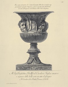 MUO-057436/24: Vaso antico di marmo ch' è ornato di quattro Maschere [...]: grafika