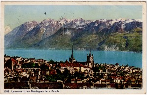 MUO-008745/325: Švicarska - Lausanne: razglednica