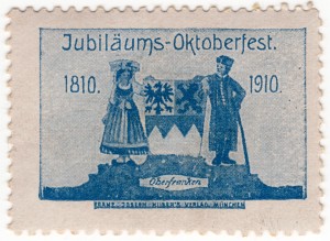 MUO-026083/22: Jubiläums - Oktoberfest 1810 - 1910 Oberfranken: poštanska marka