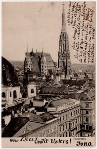 MUO-008745/165: Beč - Panorama s katedralom: razglednica
