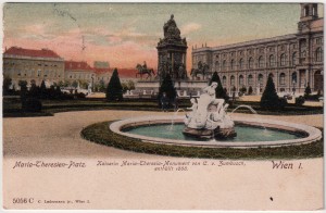 MUO-033929: Beč - Spomenik Mariji Tereziji: razglednica