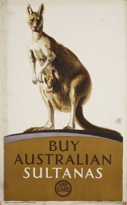 MUO-021526: E.M.B. BUY AUSTRALIAN SULTANAS: plakat