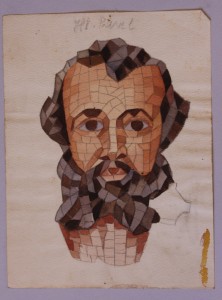 MUO-036347: Sv. Pavao (Pavel): skica za mozaik