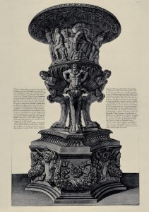 MUO-057436/59: Perspektivni ugaoni prikaz antičke mramorne vaze[...] koja se vidi u Engleskoj u vili gosp. Johna Boyda