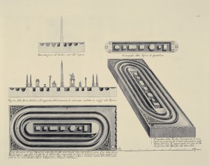 MUO-057436/14: Prikaz mramorne ploče u obliku cirka: grafika