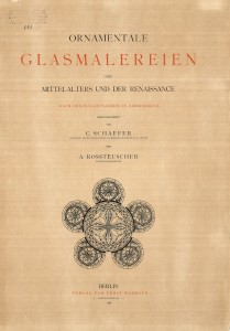 LIB-000681: Ornamentale Glasmalereien des Mittelalters und der Renaissance...