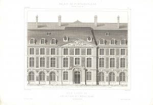 MUO-017168: Palača Fontainbleau: mapa arhitektonskih nacrta