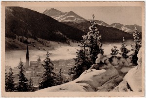 MUO-008745/332: Švicarska - Davos; panorama: razglednica