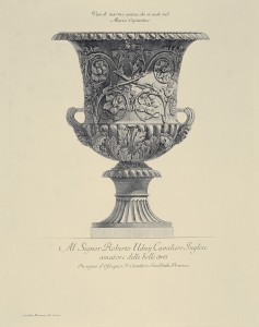 MUO-057436/47: Vaso di marmo antico che si vede nel Museo Capitolino: grafika