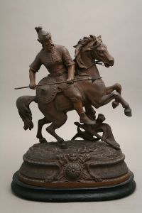 ZAG-0141: Ratnik na konju: skulptura