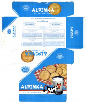 MUO-052755: keks s alpskim mlijekom Alpinka: kutija