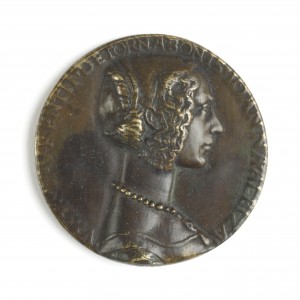 MUO-056278: Giovanna degli albizzi Tornabuoni: medalja