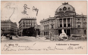 MUO-008745/02: Beč - Volkstheater: razglednica