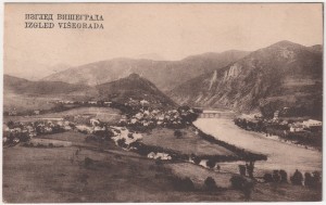 MUO-008745/553: BiH - Višegrad; Panorama: razglednica