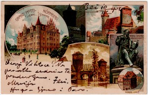 MUO-008745/288: Nürnberg - Grand Hotel: razglednica