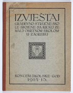LIB-001281: Izvještaj građevno struč. šk. god. 1914-15.