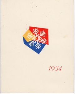 MUO-053675: Chromos 1954: novogodišnja čestitka