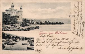 MUO-013346/59: Opatija - Pozdrav iz Opatije: razglednica