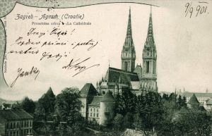MUO-032141: Zagreb - Katedrala;Zagreb - Cathedral: razglednica