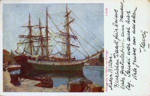 MUO-008745/726: Dubrovnik - Ratni brodovi u Gružu: razglednica