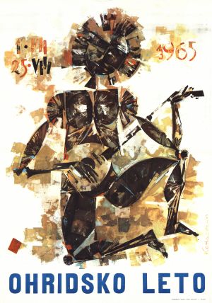 MUO-027430: Ohridsko leto 1965: plakat