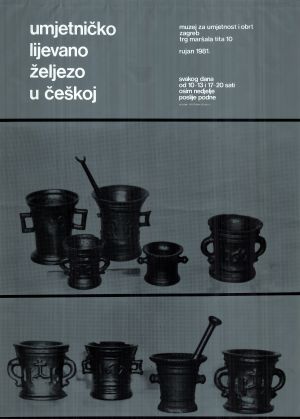 MUO-022541: umjetničko lijevano željezo u češkoj: plakat