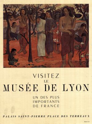 MUO-009976: VISITEZ le MUSÉE DE LYON: plakat