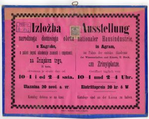 MUO-021320/04: Izložba narodnoga domaćega obrta: plakat