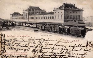 MUO-013346/15: Zagreb - Glavni kolodvor : Zagreb - Central Railway Station: razglednica