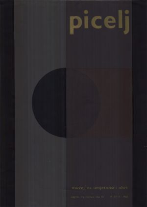 MUO-015296: picelj muzej za umjetnost i obrt zagreb: plakat