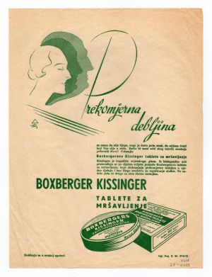 MUO-008304/72: BOXBERGEROVE KISSINGER: omotni papir