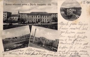 MUO-032463: Zagreb - Bolnica sestara milosrdnica; Vinogradska cesta;Zagreb - The Sisters of Mercy Hospital; Vinogradska Street: razglednica