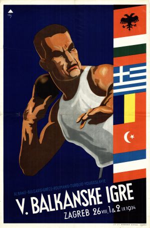 MUO-023341/01: V. balkanske igre: plakat