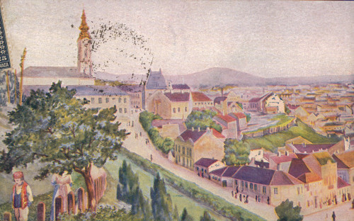 MUO-008745/693: Srbija - Beograd; Panorama: razglednica