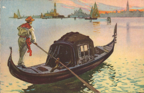 MUO-021406/08: Venecija - Gondola: razglednica